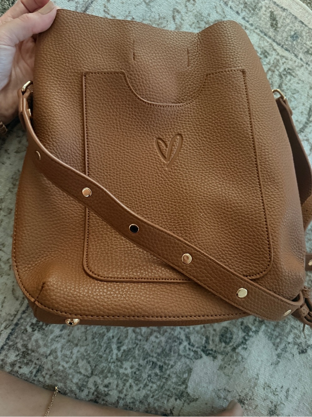 Lulus crossbody bag tan